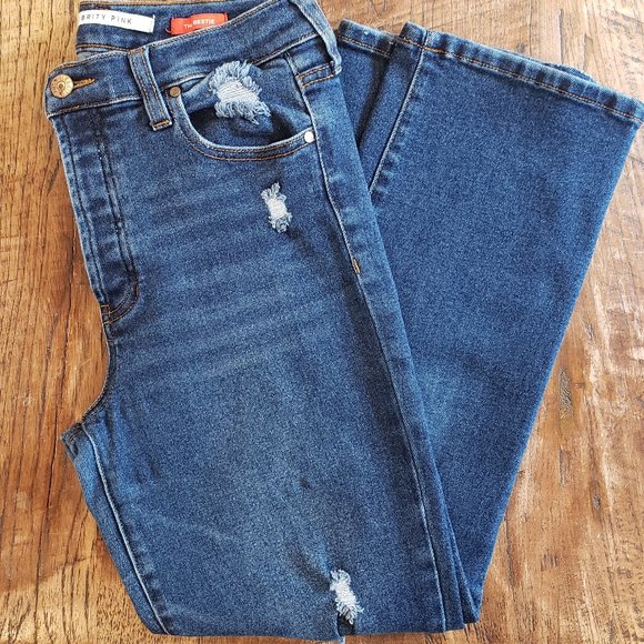 Celebrity Pink Denim - Celebrity Pink - Women's - The Bestie - Distressed Jeans - Size 28